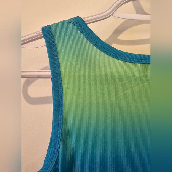 Chic Me ombre asymmetrical mini dress size L - Picture 5 of 6